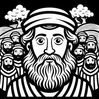 Old Testament Biblical Character Colouring Templates