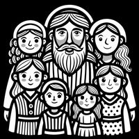 Old Testament Biblical Character Colouring Templates