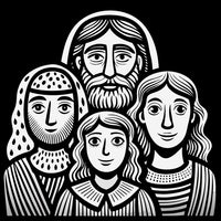 Old Testament Biblical Character Colouring Templates