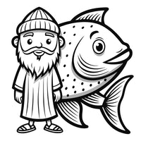 Old Testament Biblical Character Colouring Templates