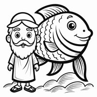 Old Testament Biblical Character Colouring Templates