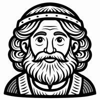 Old Testament Biblical Character Colouring Templates