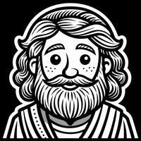 Old Testament Biblical Character Colouring Templates