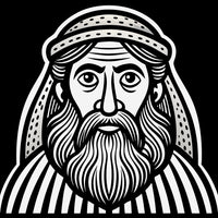 Old Testament Biblical Character Colouring Templates