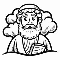 Old Testament Biblical Character Colouring Templates