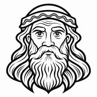 Old Testament Biblical Character Colouring Templates