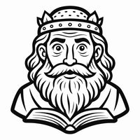Old Testament Biblical Character Colouring Templates