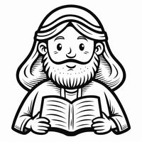Old Testament Biblical Character Colouring Templates