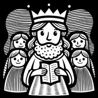 Old Testament Biblical Character Colouring Templates