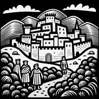 Old Testament Biblical Character Colouring Templates