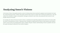 Amos 9 - The Calling of Amos