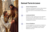 1 Samuel 15 - Saul's Disobedience and Rejection