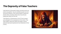 2 Peter 2 - False Teachers and Their Destruction