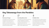 The Parables of Luke 18:1-17