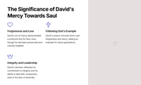 1 Samuel 24 - Saul Spares David's Life