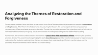 The Restoration of Peter: Lessons from John 21:1-25