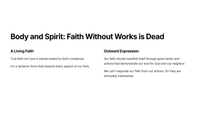 James 2:14-25  - Faith Without Works is Dead