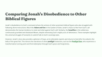 Jonah 1 - The Disobedience of Jonah