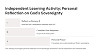 The Sovereignty of God: A Study of Romans 9