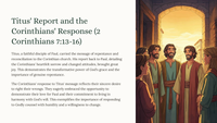 2 Corinthians 7 - The Comfort of God in Affliction