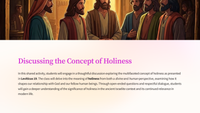 Leviticus 19: A Teaching Unit on God's Holiness