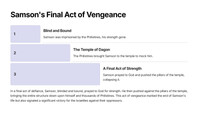 Samson's Vengeance - Judges 15