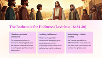 Leviticus 18 - Holiness and Relationships