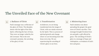 2 Corinthians 3 - The Glory of the New Covenant