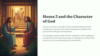 The Book of Hosea: Lessons from Hosea 3