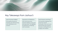 Teaching Unit: Joshua 5