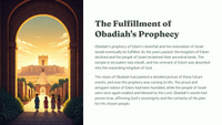 Obadiah 1: A Study of God's Judgment and Restoration