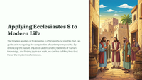 Ecclesiastes 8: Wisdom for Living