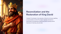 The Repentance and Restoration of a King: Lessons from 2 Samuel 19