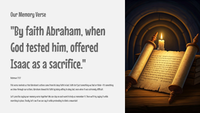 GFG Curriculum- Grade 4 -Term 1 – Week 4 - Abraham Obeys God