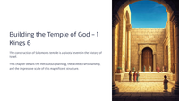 Building the Temple of God - 1 Kings 6