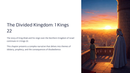 The Divided Kingdom: 1 Kings 22