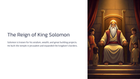 1 Kings 9 - The Reign of King Solomon