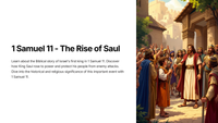 1 Samuel 11 - The Rise of Saul