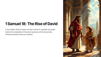 1 Samuel 18: The Rise of David