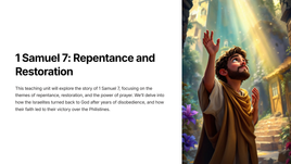 1 Samuel 7: Repentance and Restoration