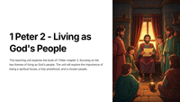 1 Peter 2 - Living as God's People