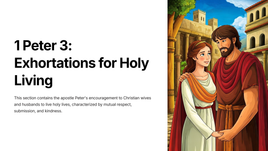 1 Peter 3: Exhortations for Holy Living