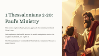 1 Thessalonians 2-20: Paul's Ministry