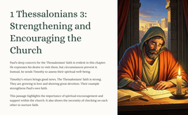 1 Thessalonians 3: Strengthening and Encouraging the Church