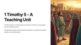 1 Timothy 5 - A Teaching Unit