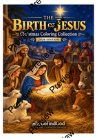 The Birth of Jesus — Christmas Coloring Collection 2026 (30 pages -Printable PDF)