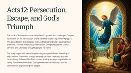 Acts 12: Persecution, Escape, and God's Triumph