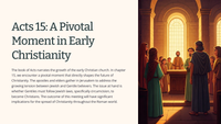 Acts 15: A Pivotal Moment in Early Christianity