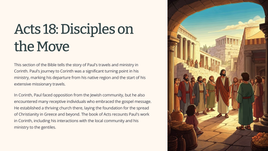 Acts 18: Disciples on the Move