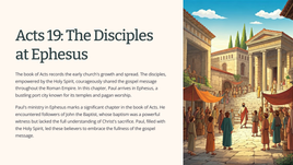 Acts 19: The Disciples at Ephesus